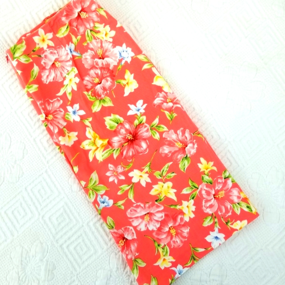 JONES NY  LUAU HAWAIIAN PRINT  SKIRT